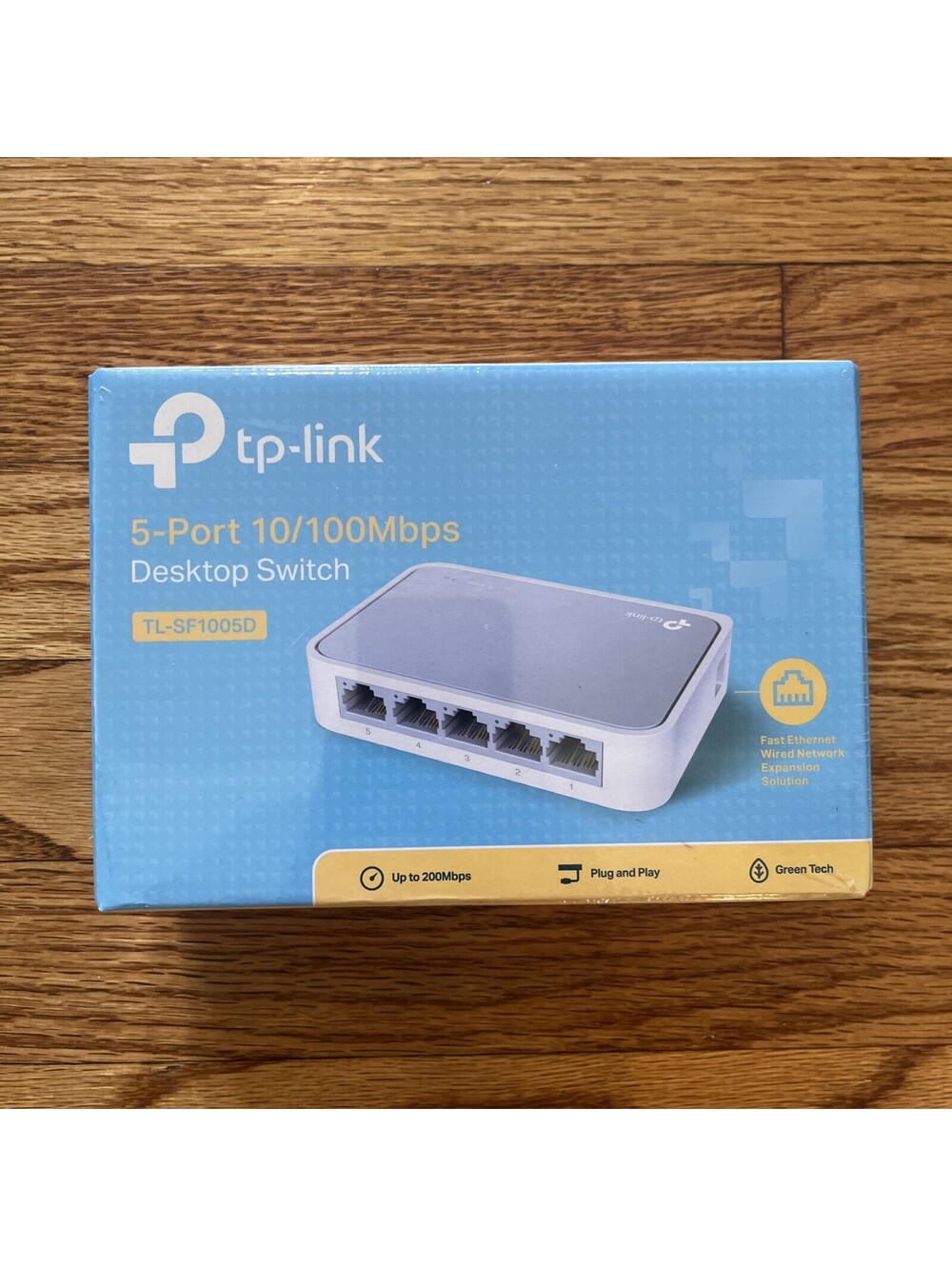TP-Link SF1005D 5-Port 10/100Mbps Fast Ethernet Switch (Brand New SEALED)